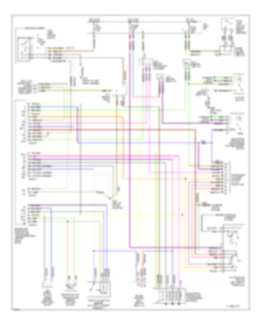 3.0L, Transmission Wiring Diagram for Toyota Camry DX 1994