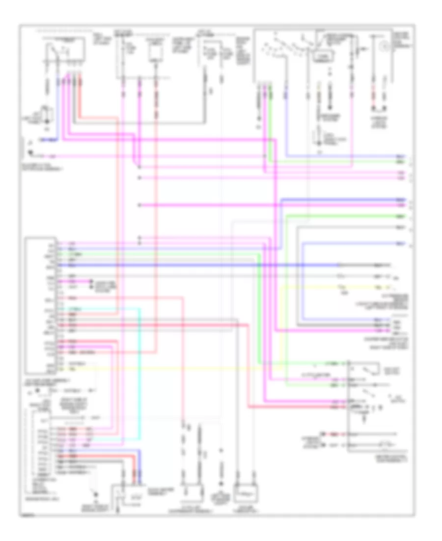 Manual A C Wiring Diagram Hatchback 1 of 2 for Toyota Yaris 2012