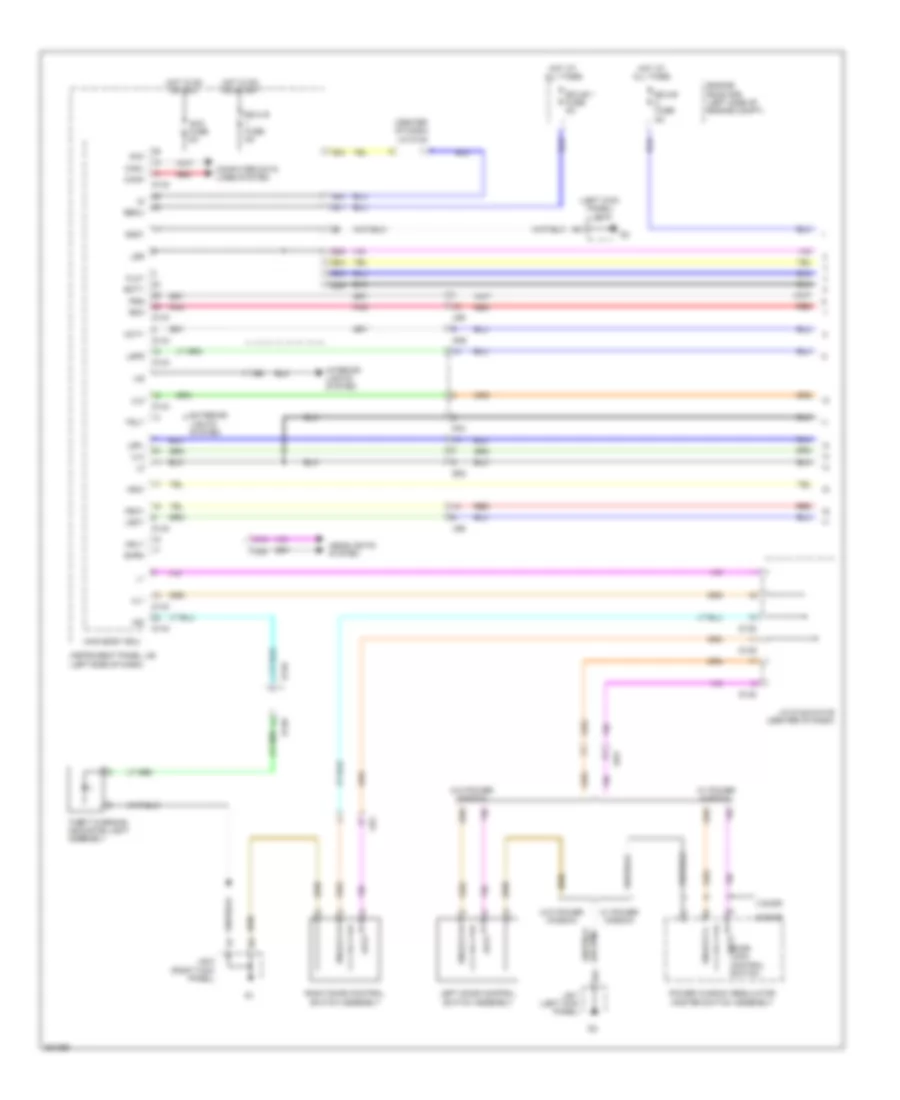 Forced Entry Wiring Diagram Hatchback 1 of 2 for Toyota Yaris 2012