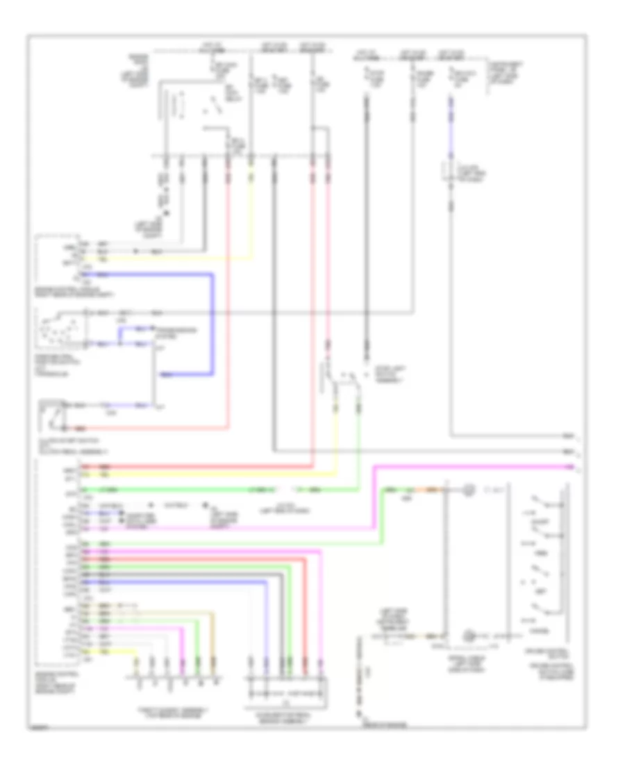 Cruise Control Wiring Diagram Hatchback 1 of 2 for Toyota Yaris 2012