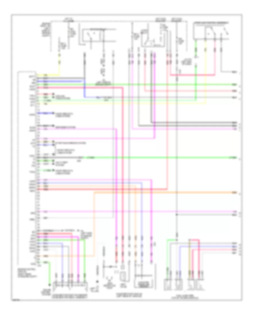 1 5L Engine Performance Wiring Diagram Hatchback 1 of 4 for Toyota Yaris 2012