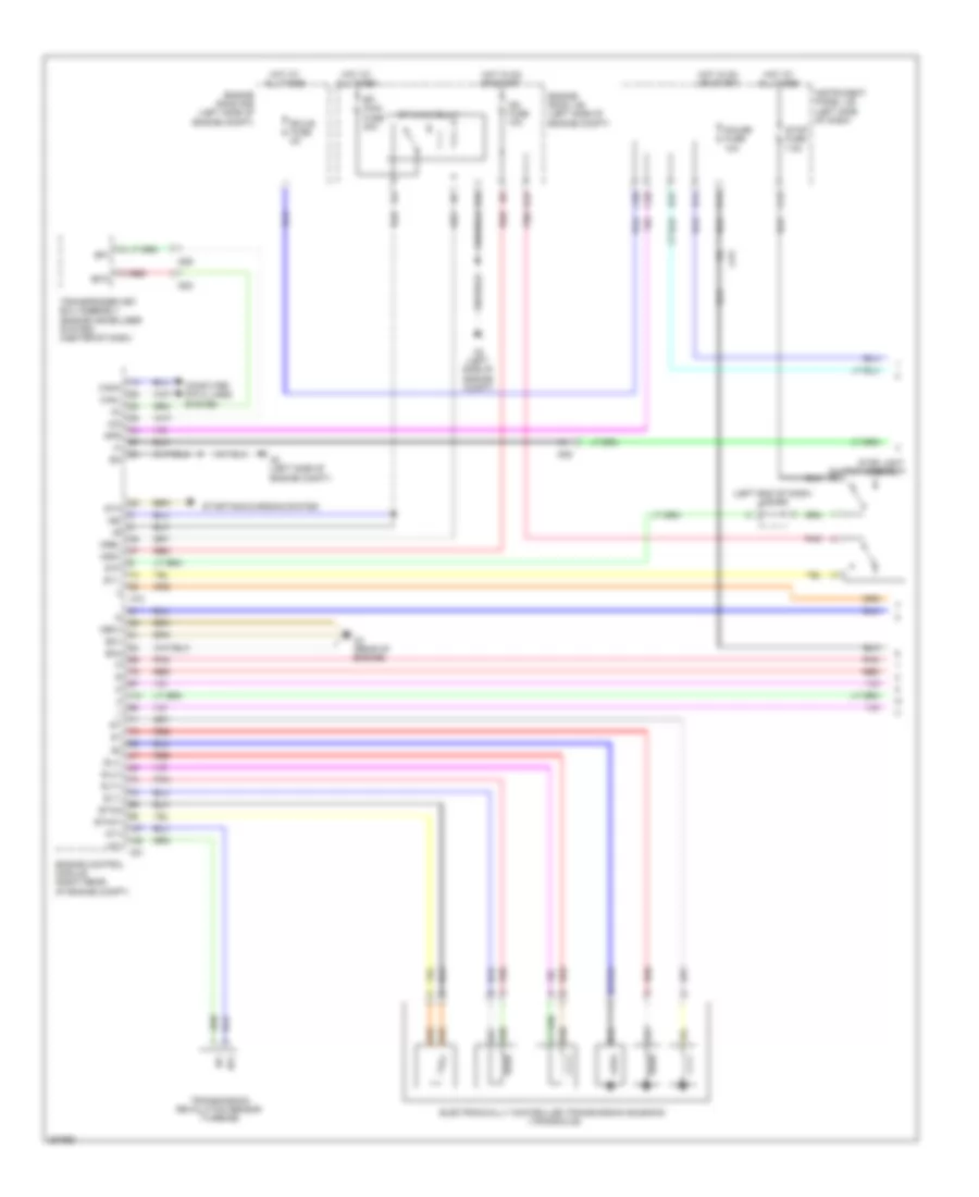 Transmission Wiring Diagram Hatchback 1 of 2 for Toyota Yaris 2012