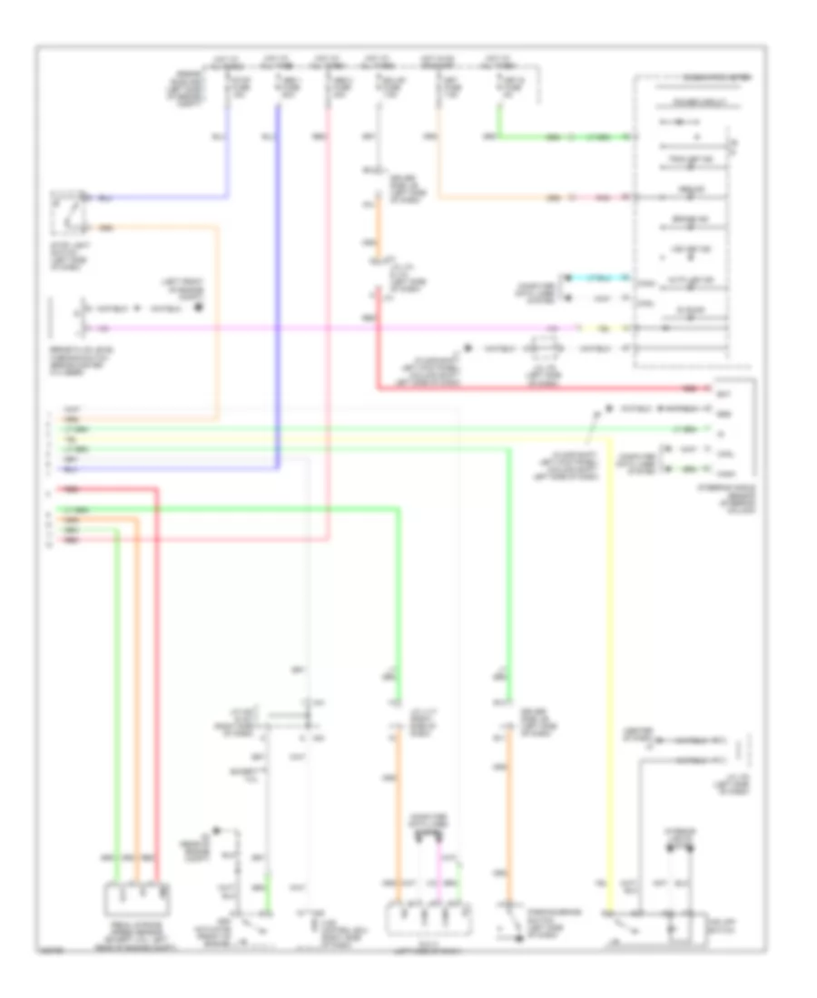 Anti-lock Brakes Wiring Diagram (2 of 2) for Toyota Tundra Limited 2010