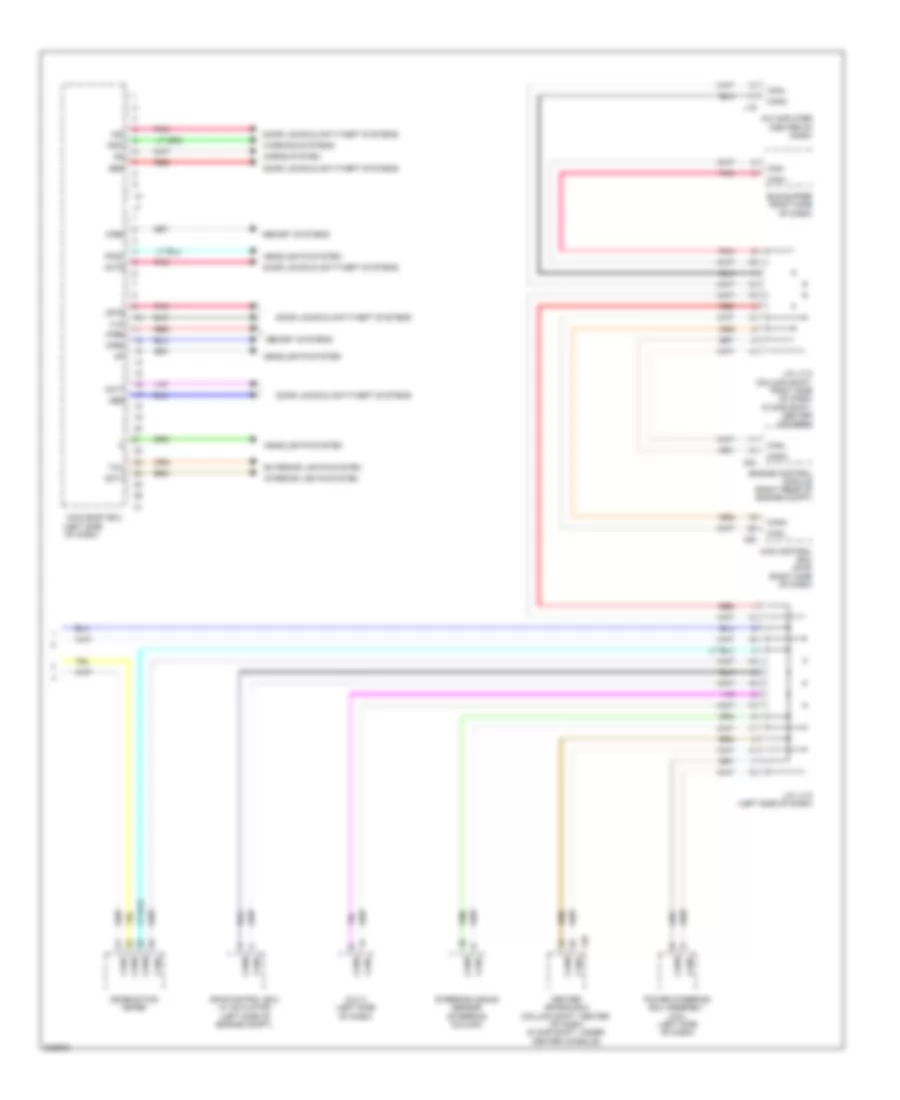 Body ECU Wiring Diagram 2 of 2 for Toyota Tundra Limited 2010