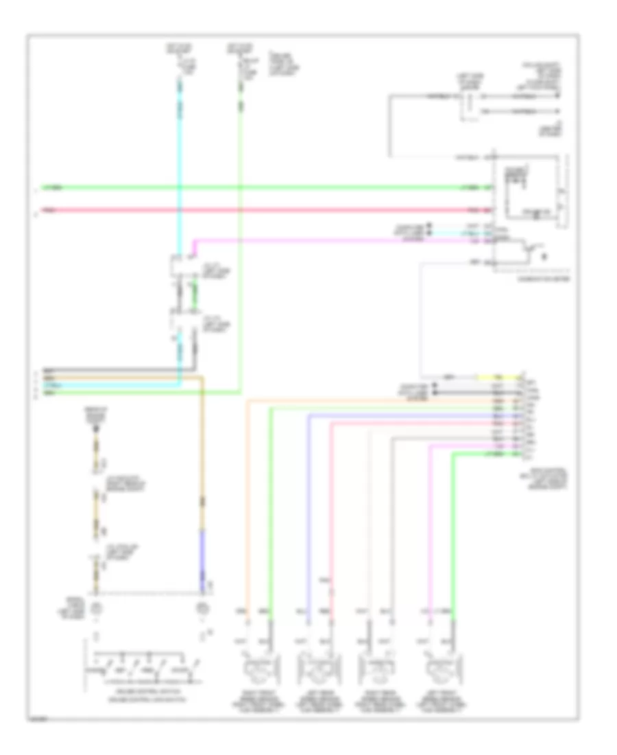 4.0L, Cruise Control Wiring Diagram (2 of 2) for Toyota Tundra Limited 2010
