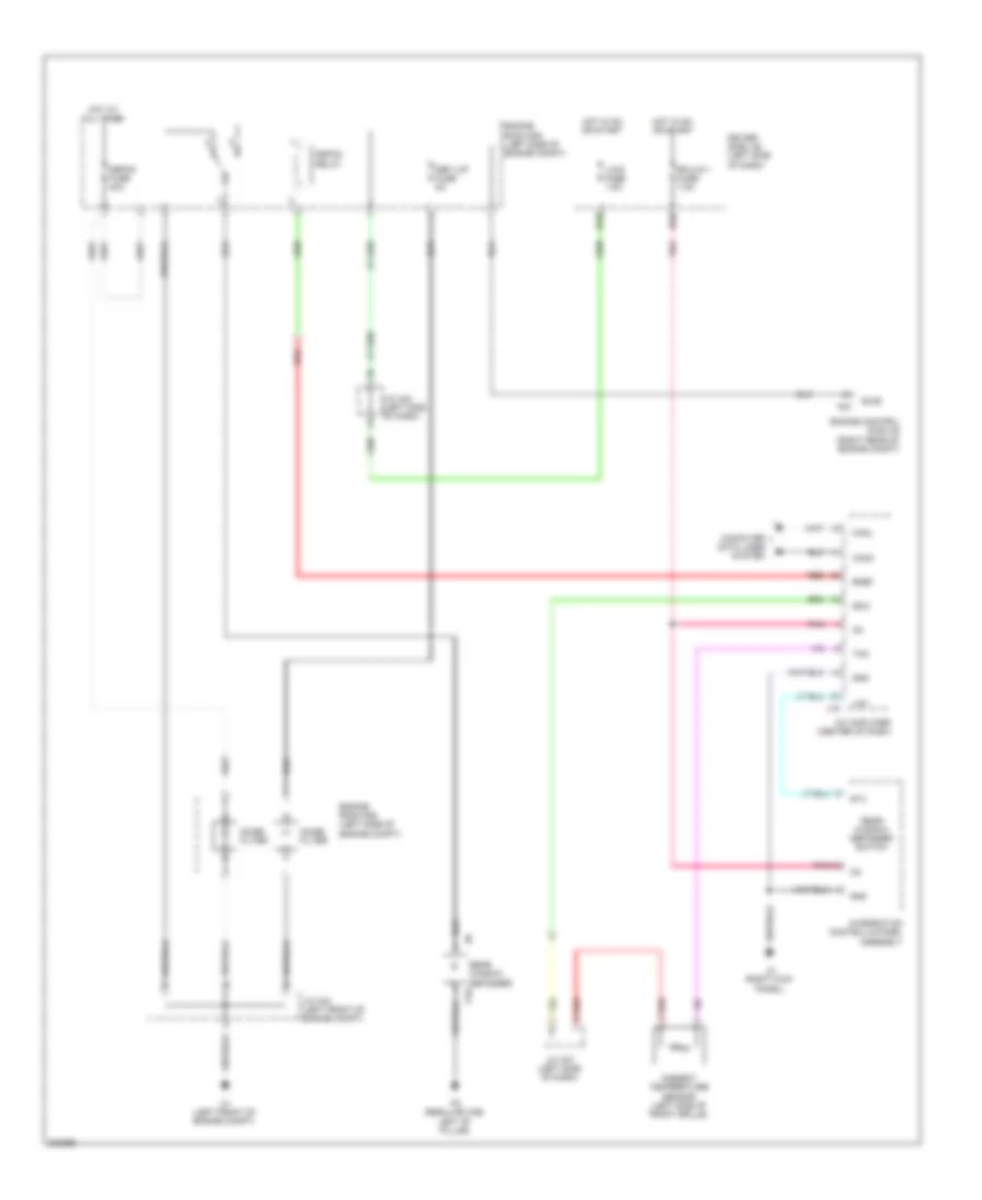 Rear Defogger Wiring Diagram for Toyota Tundra Limited 2010