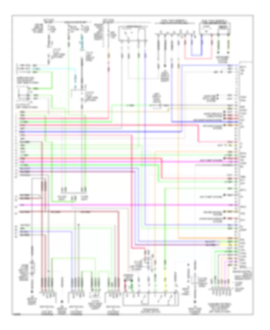 4.0L, Engine Performance Wiring Diagram (6 of 6) for Toyota Tundra Limited 2010