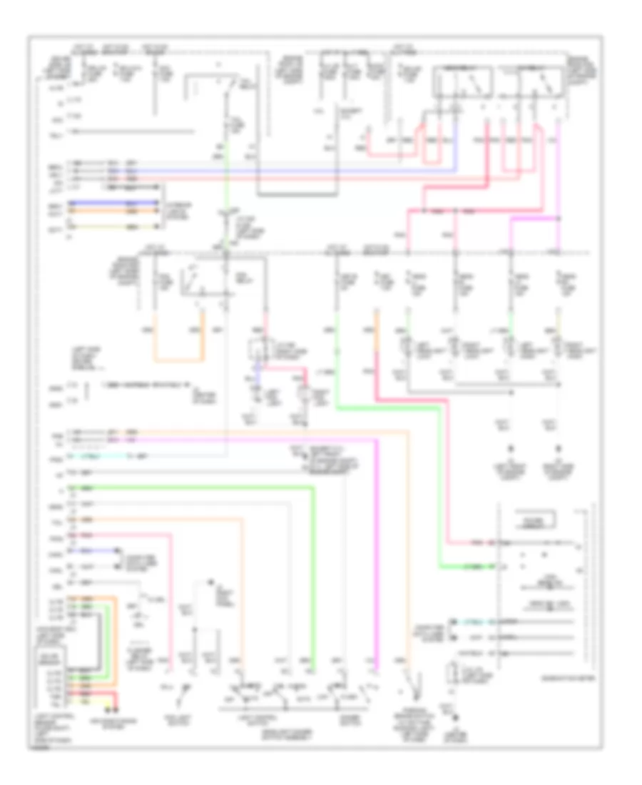 Headlights Wiring Diagram for Toyota Tundra Limited 2010