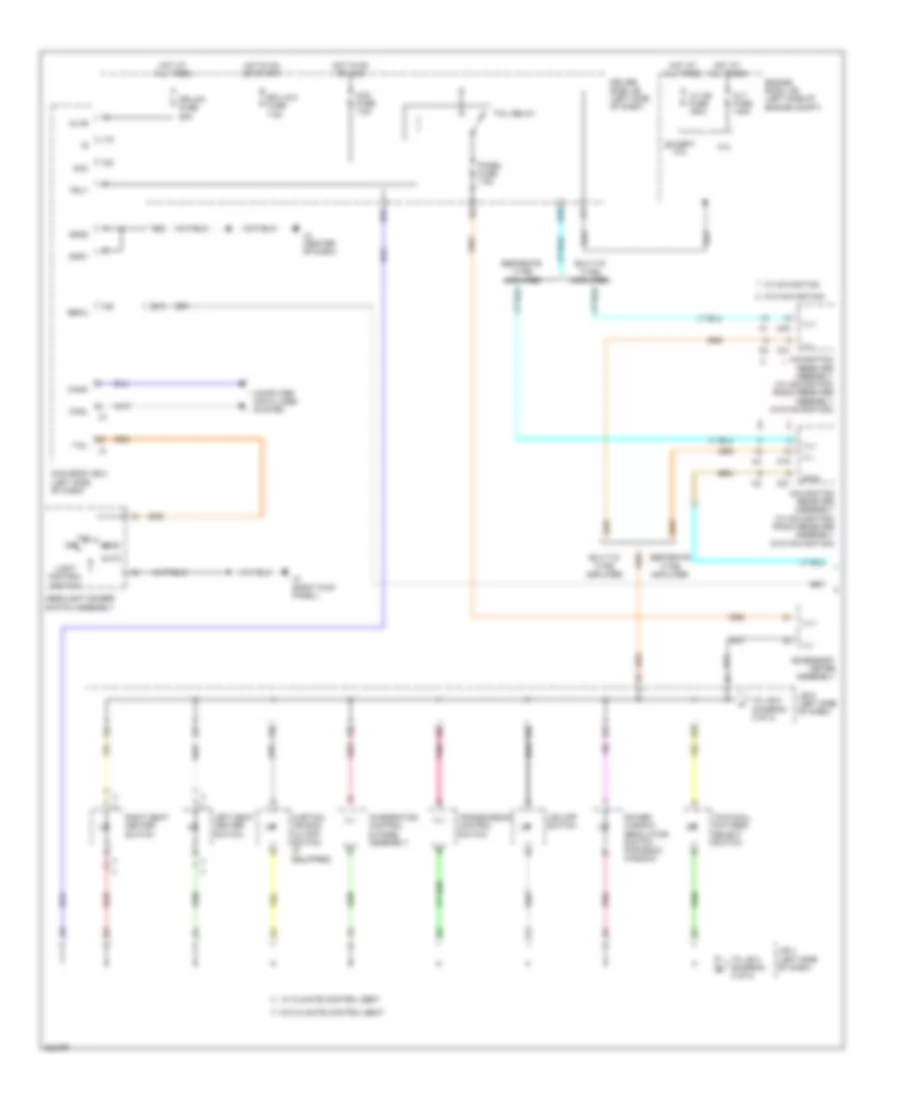 Instrument Illumination Wiring Diagram (1 of 2) for Toyota Tundra Limited 2010