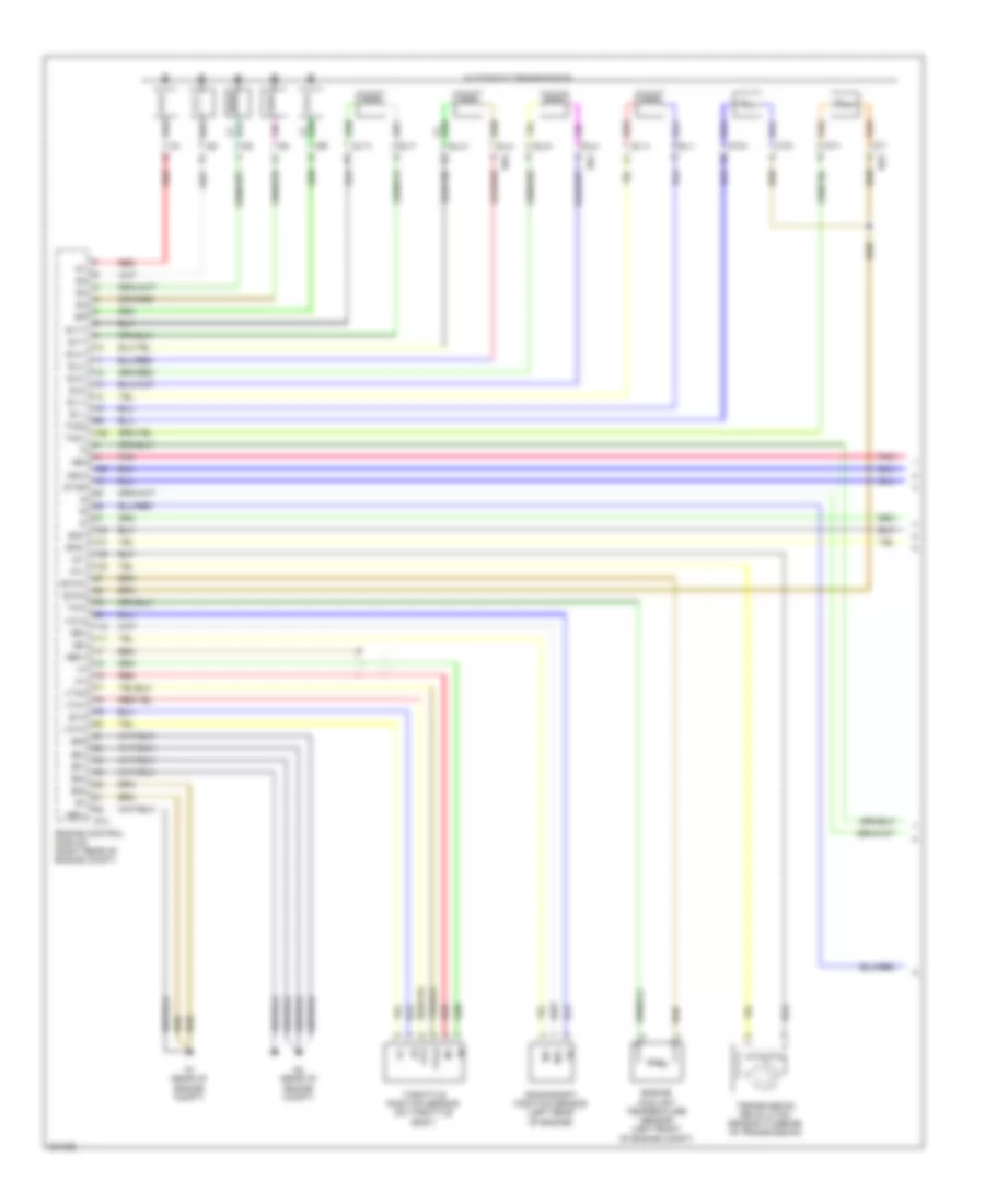 5.7L Flex Fuel, AT Wiring Diagram (1 of 3) for Toyota Tundra Limited 2010