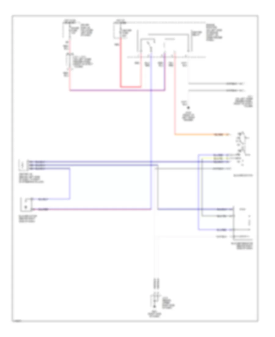 Heater Wiring Diagram Front for Toyota 4Runner Limited 2001