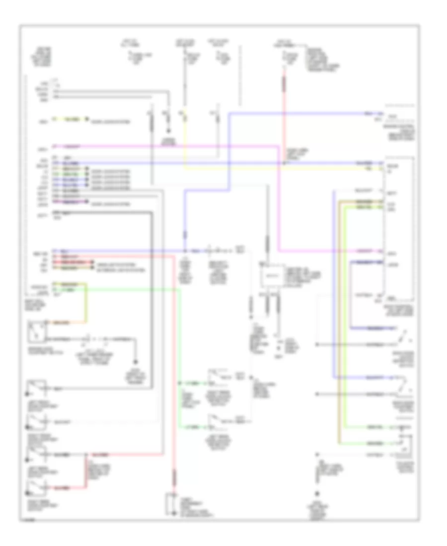 Forced Entry Wiring Diagram for Toyota 4Runner Limited 2001