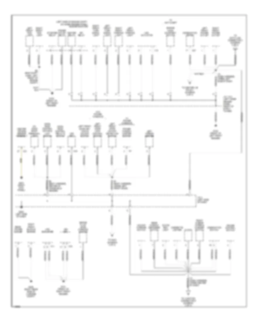 Ground Distribution Wiring Diagram 1 of 3 for Toyota 4Runner Limited 2001