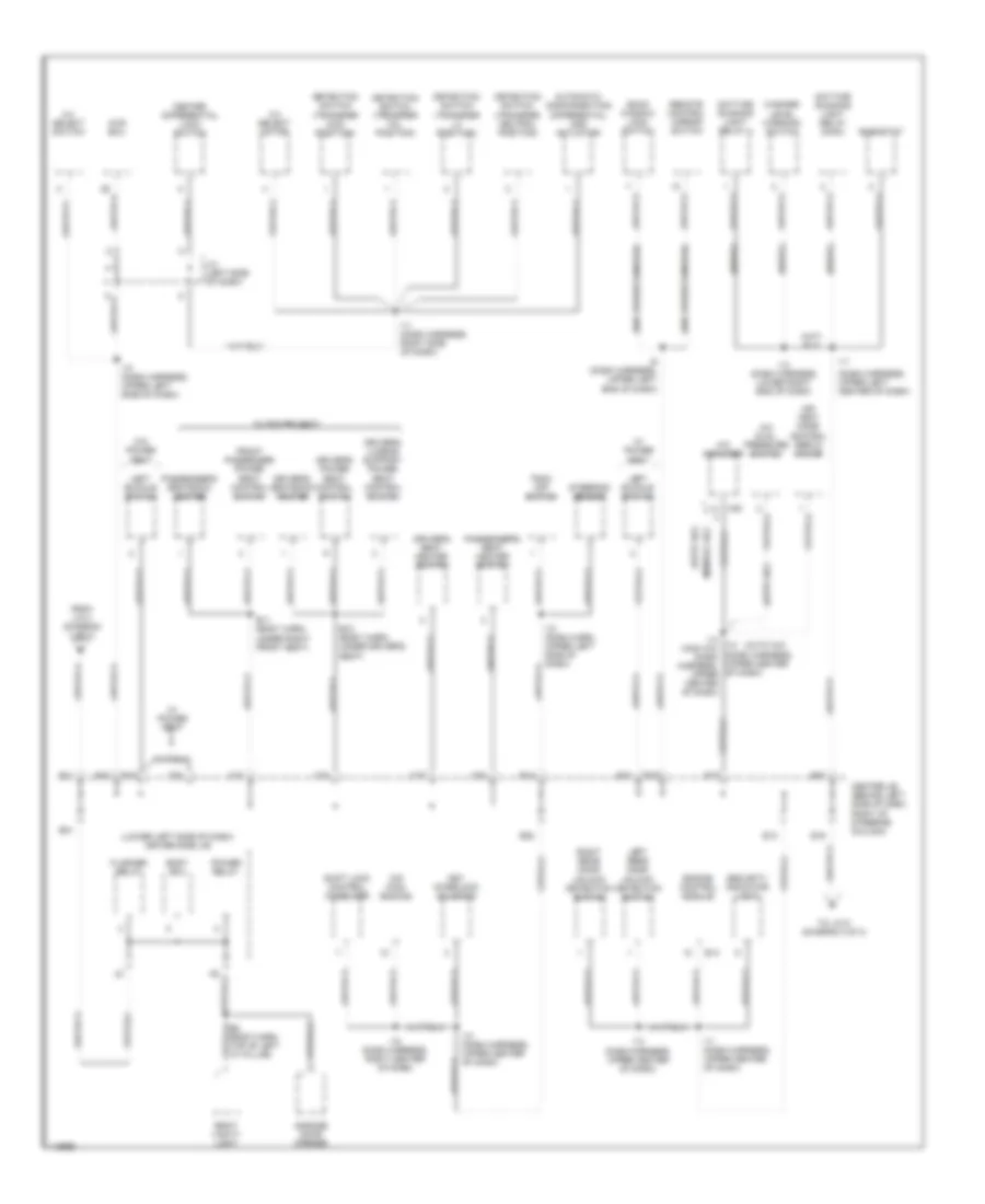 Ground Distribution Wiring Diagram (2 of 3) for Toyota 4Runner Limited 2001
