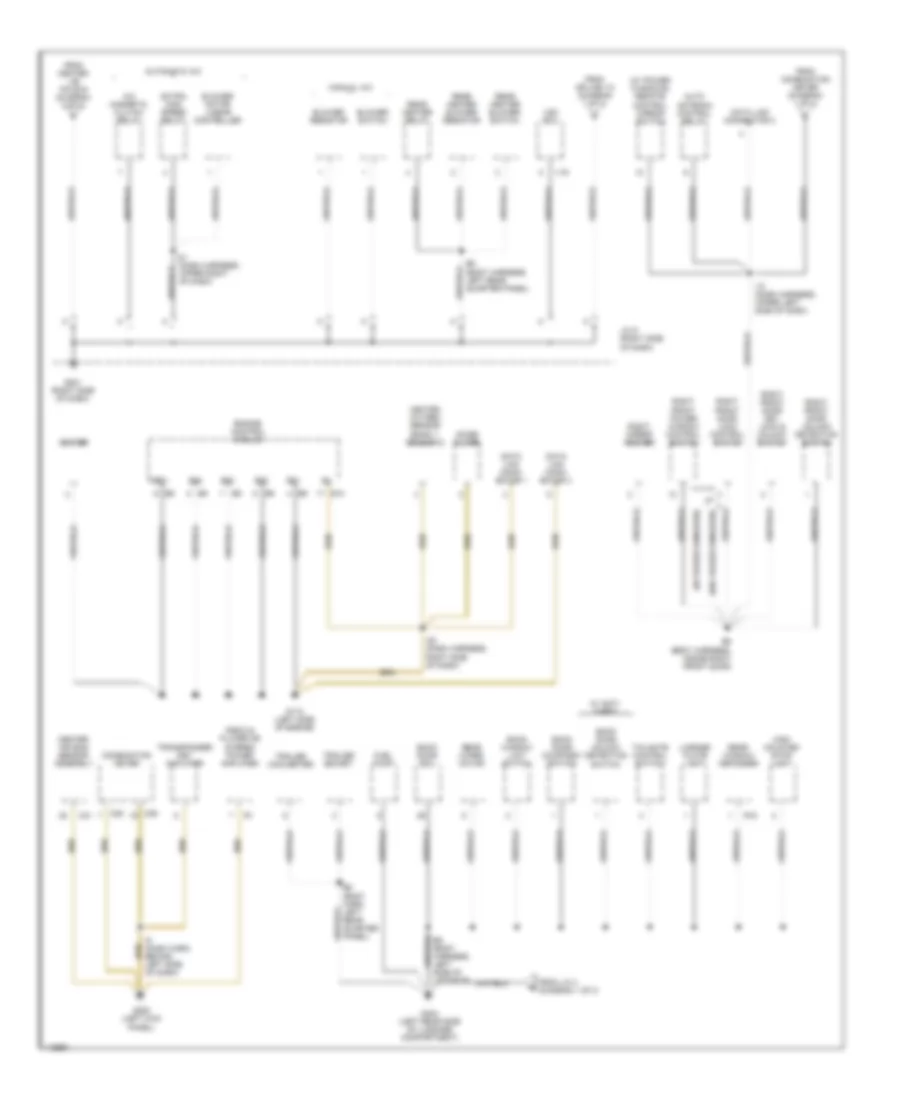 Ground Distribution Wiring Diagram 3 of 3 for Toyota 4Runner Limited 2001