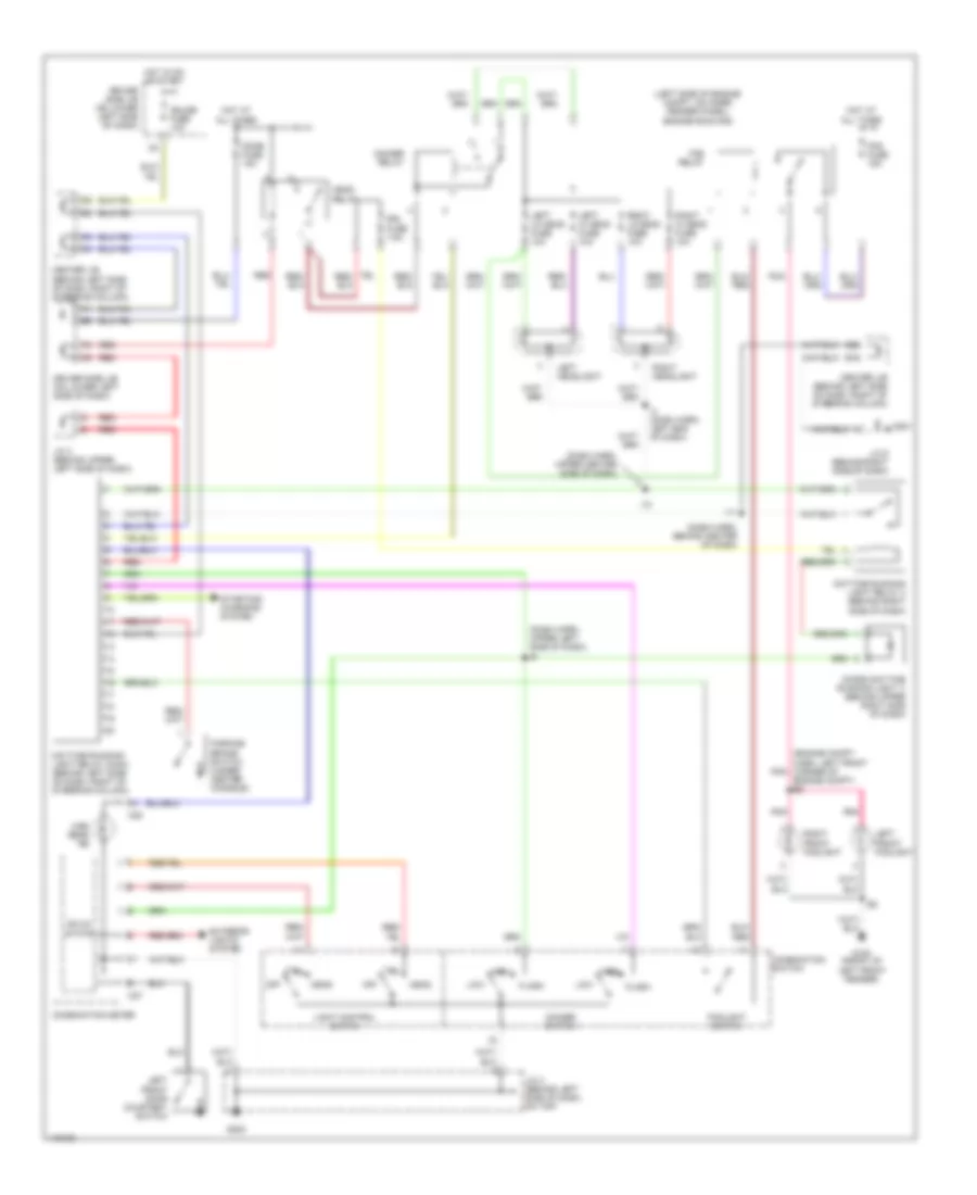 Headlight Wiring Diagram with DRL for Toyota 4Runner Limited 2001