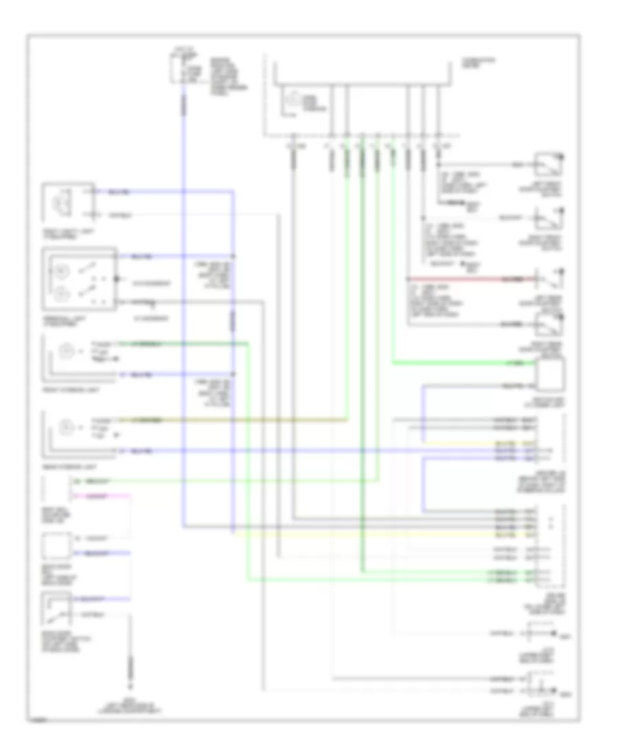 Courtesy Lamps Wiring Diagram for Toyota 4Runner Limited 2001