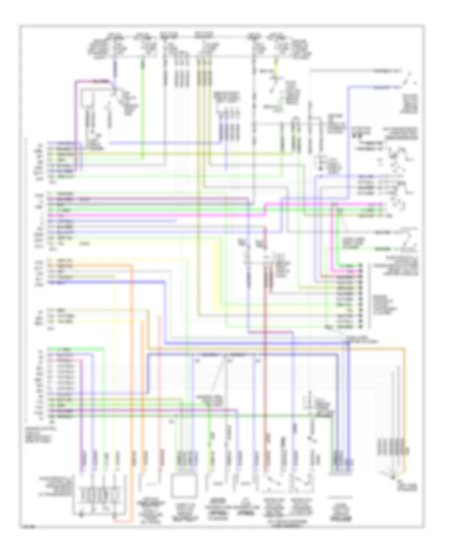 AT Wiring Diagram for Toyota 4Runner Limited 2001