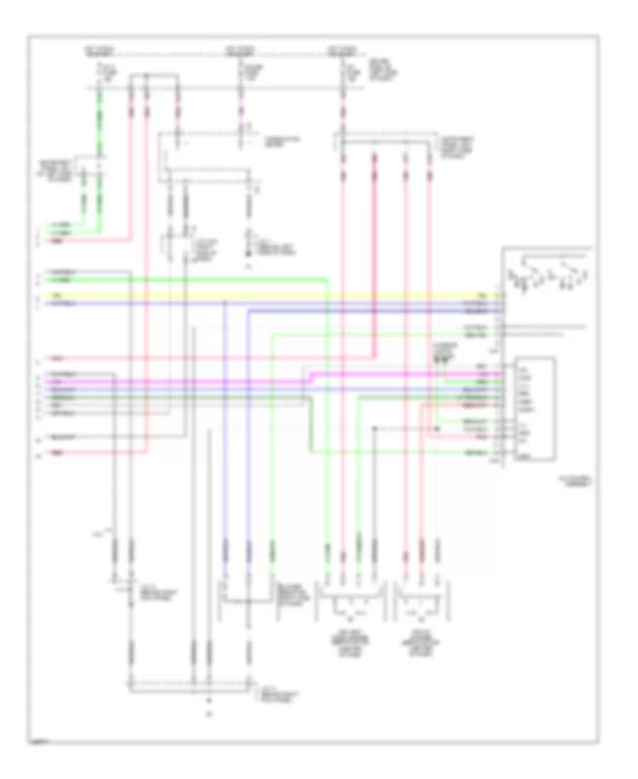 Manual A C Wiring Diagram 2 of 2 for Toyota Tacoma 2008