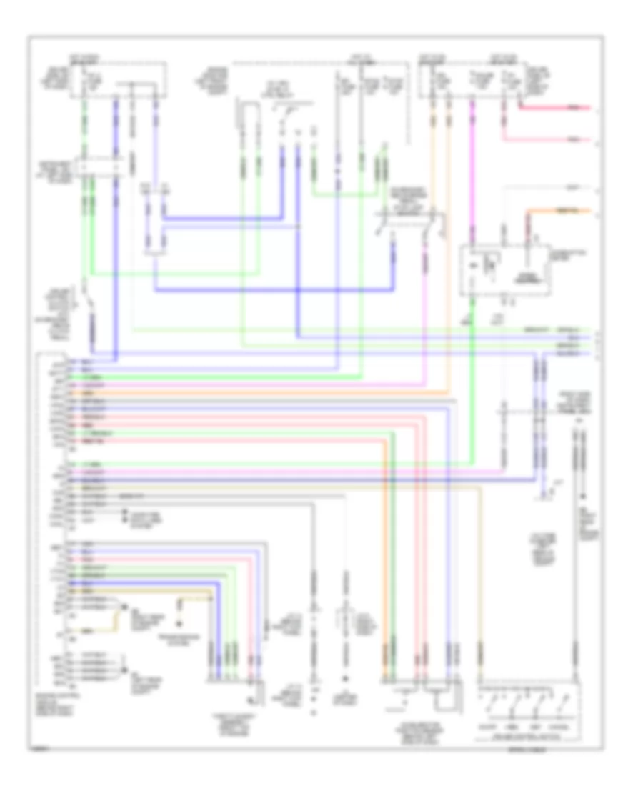 4.0L, Cruise Control Wiring Diagram (1 of 2) for Toyota Tacoma 2008