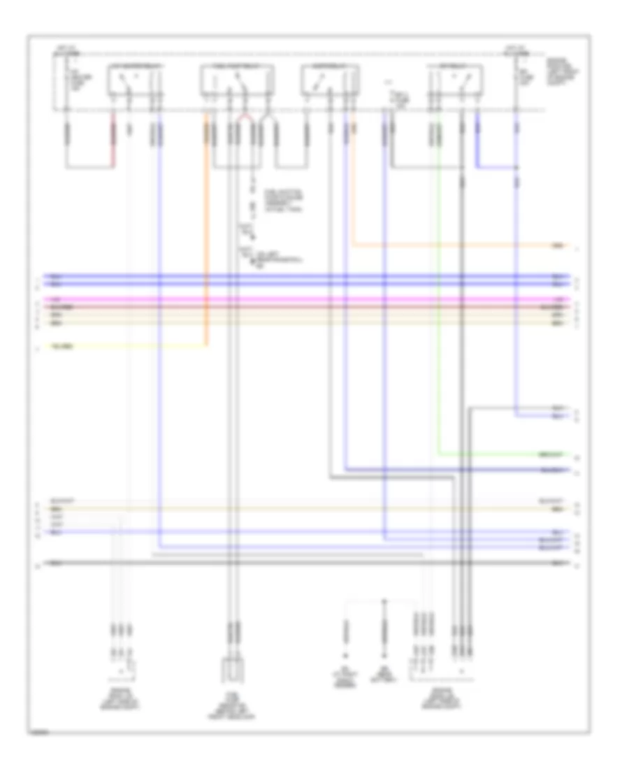 4.0L, Engine Performance Wiring Diagram (4 of 6) for Toyota Tacoma 2008