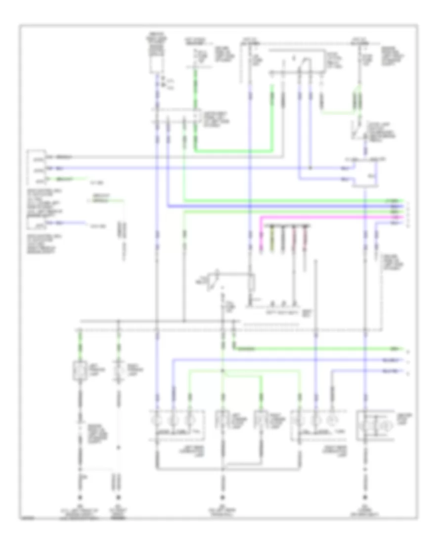 Exterior Lamps Wiring Diagram with Trailer Tow 1 of 3 for Toyota Tacoma 2008