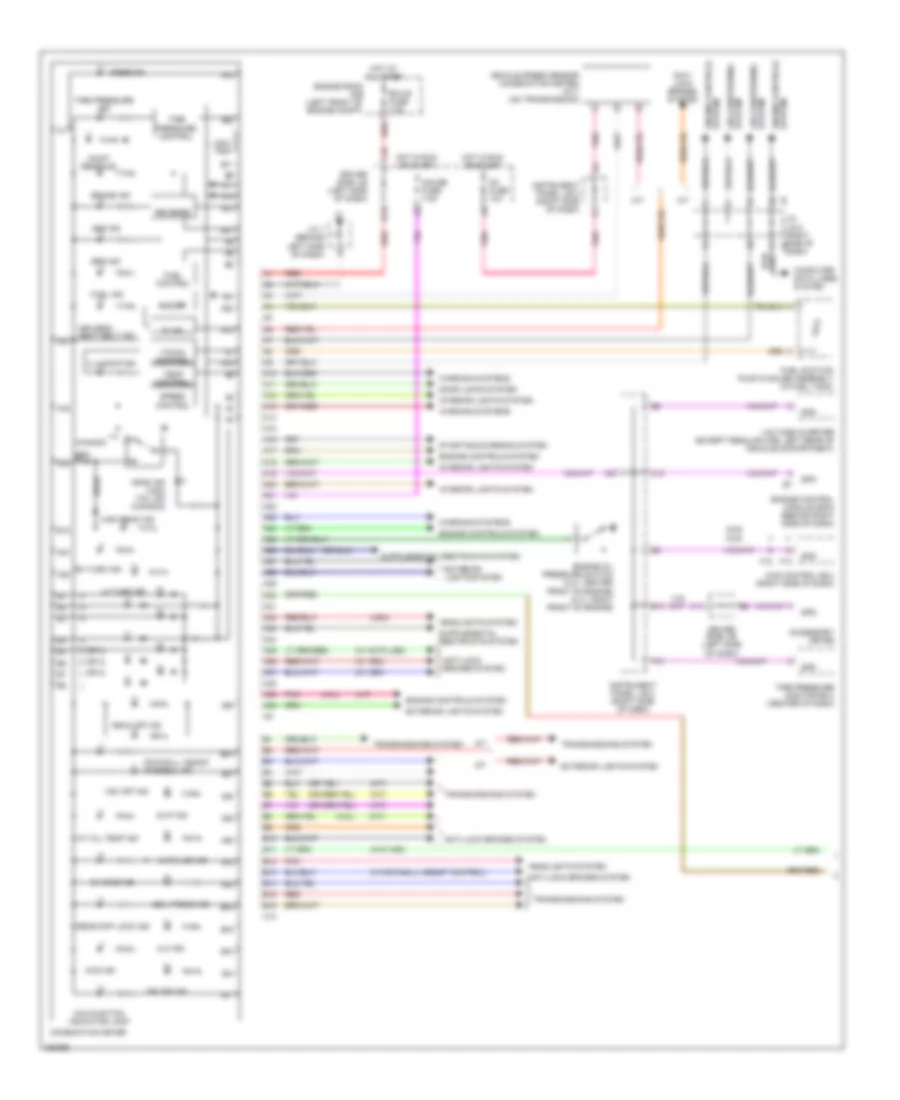 Instrument Cluster Wiring Diagram (1 of 2) for Toyota Tacoma 2008