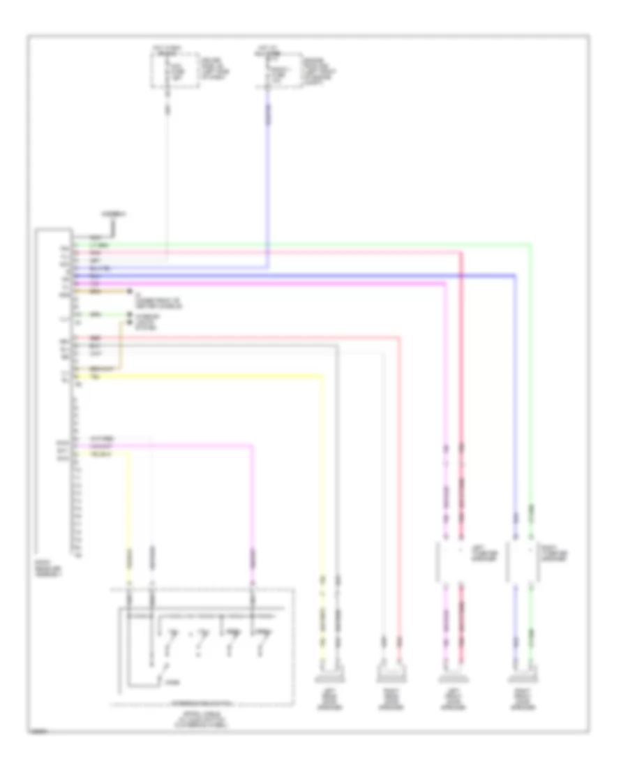 Radio Wiring Diagram with Built in Amplifier for Toyota Tacoma 2008