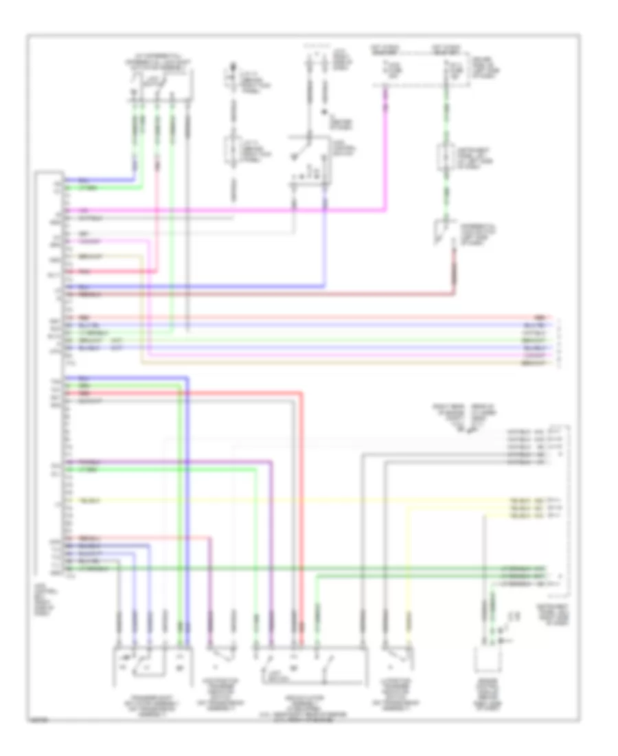 4WD Wiring Diagram 1 of 2 for Toyota Tacoma 2008