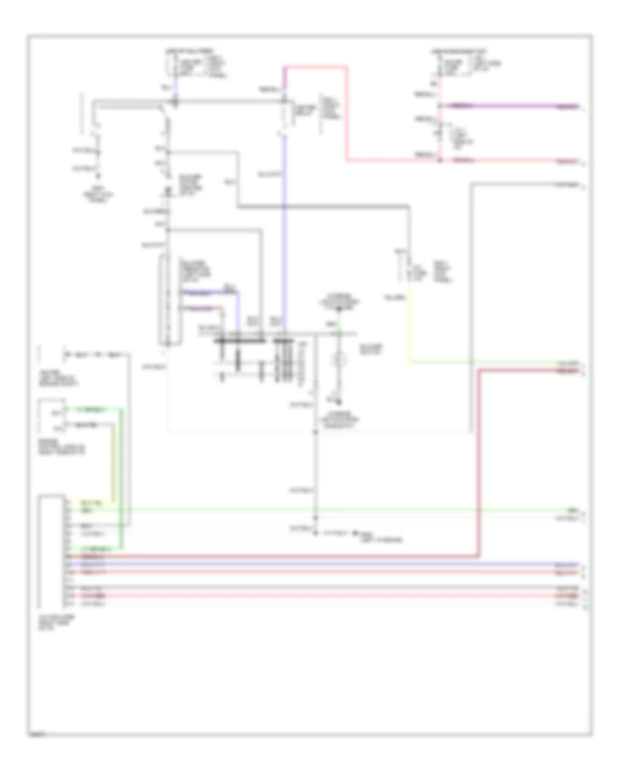 3.0L, AC Wiring Diagram, Push Control Type (1 of 2) for Toyota Camry LE 1994