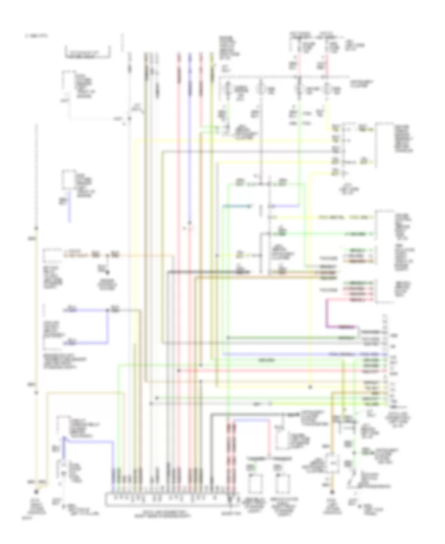 2 2L Data Link Connector Wiring Diagram for Toyota Camry LE 1994