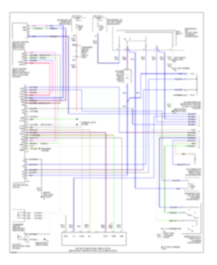 2.4L, Manual AC Wiring Diagram (1 of 2) for Toyota Camry Solara SE 2006