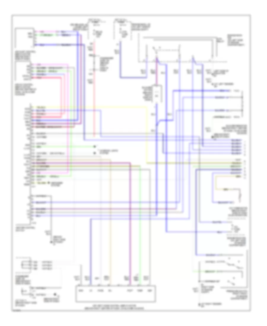 3.3L, Manual AC Wiring Diagram (1 of 2) for Toyota Camry Solara SE 2006