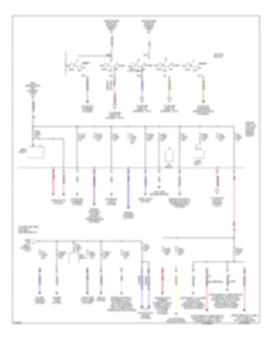 Power Distribution Wiring Diagram (2 of 2) for Toyota Camry Solara SE 2006