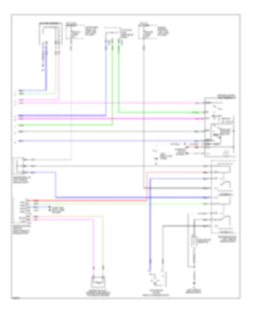 Manual A C Wiring Diagram Hatchback 2 of 2 for Toyota Yaris LE 2012