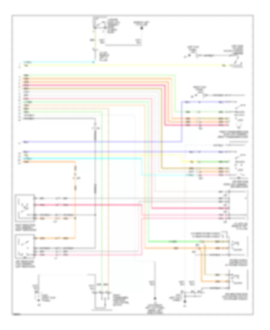 Forced Entry Wiring Diagram Sedan 2 of 2 for Toyota Yaris LE 2012