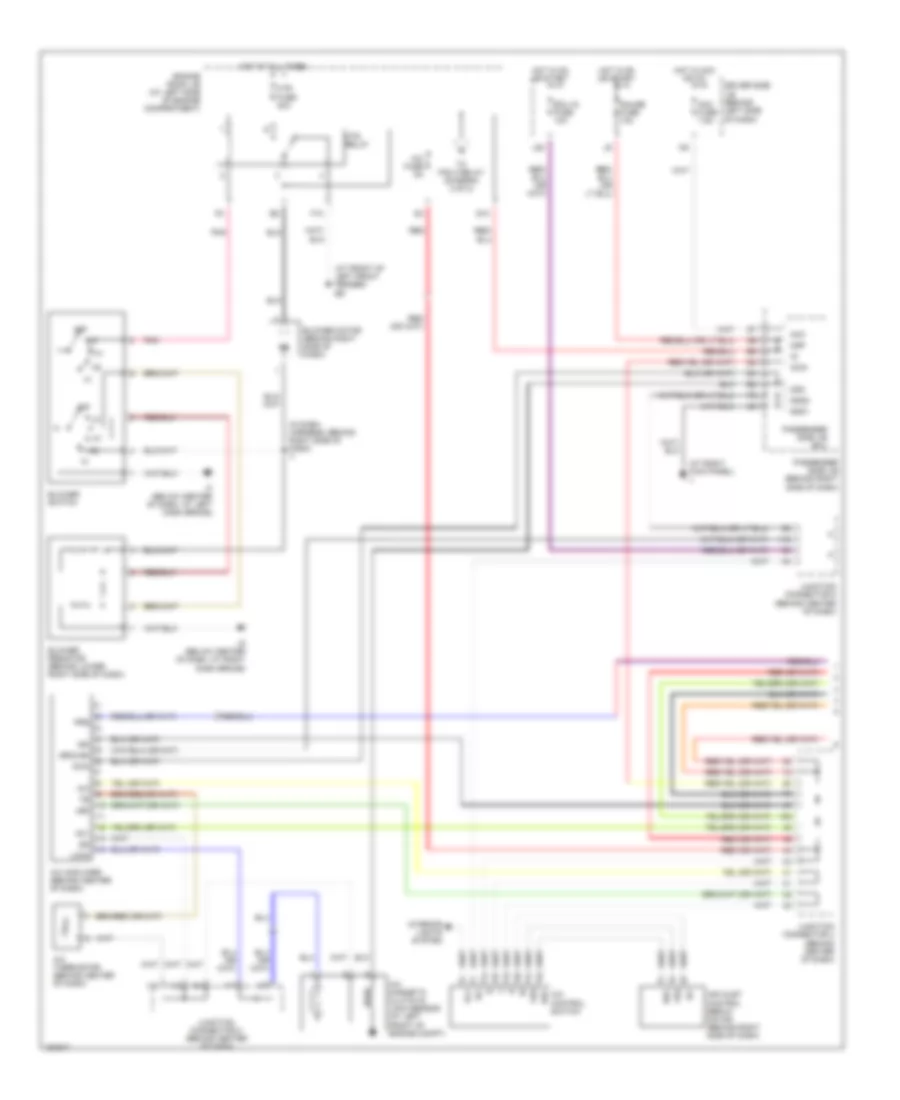 Manual A C Wiring Diagram 1 of 2 for Toyota RAV4 L 2004
