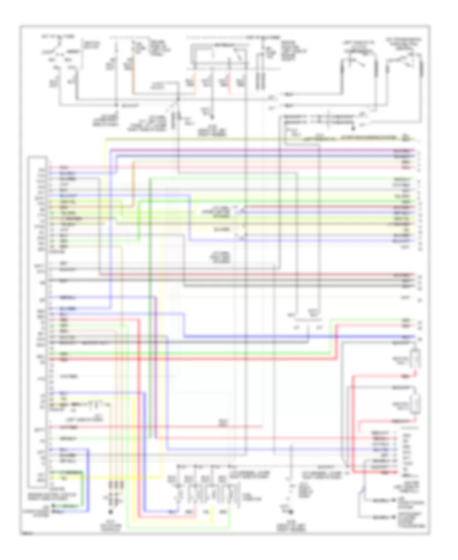 1 5L Engine Performance Wiring Diagrams 1 of 2 for Toyota Tercel CE 1997