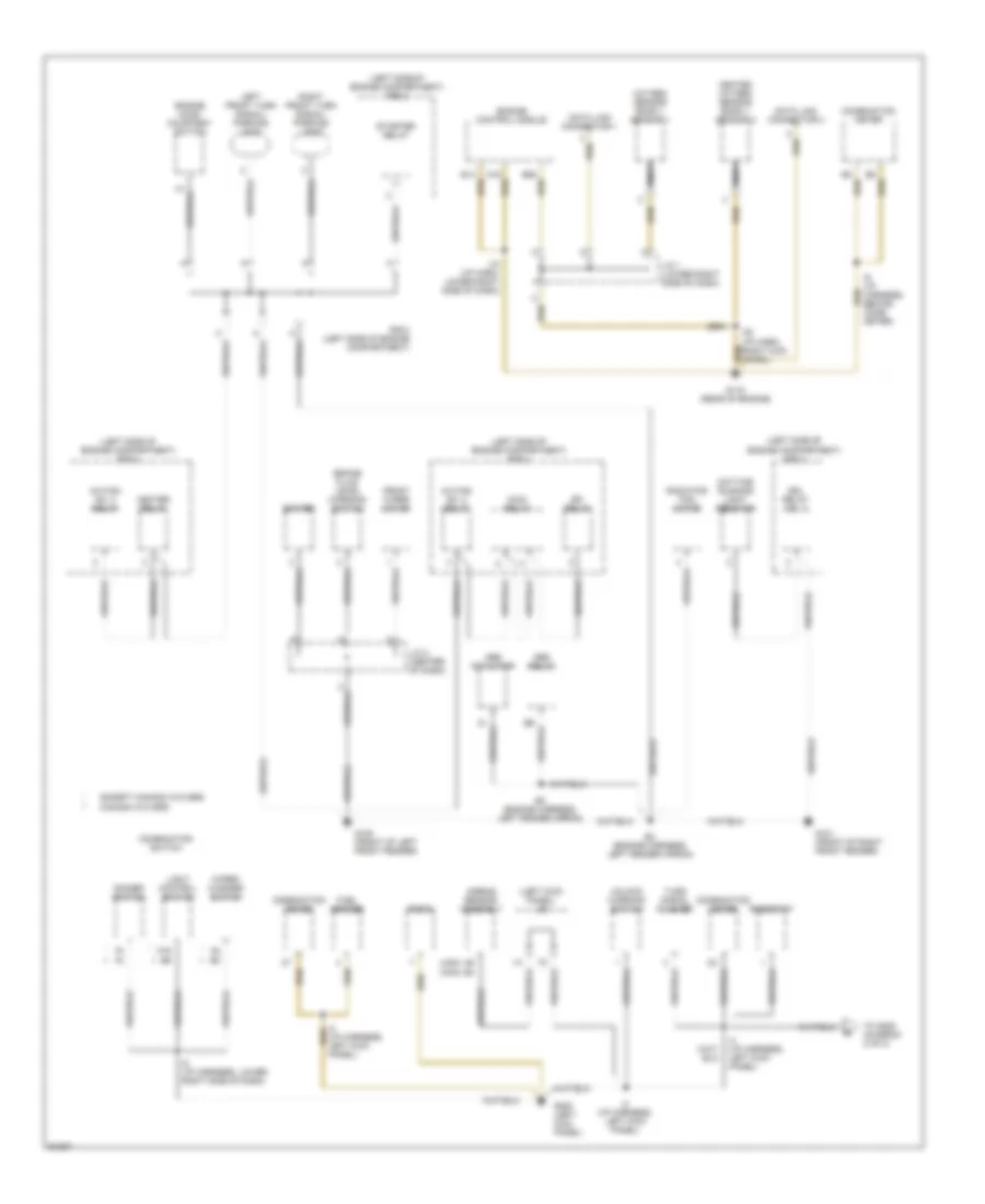 Ground Distribution Wiring Diagram 1 of 2 for Toyota Tercel CE 1997