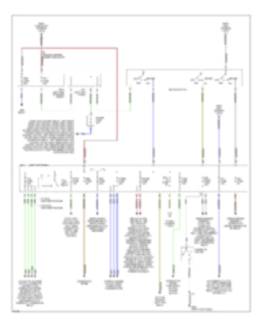 Power Distribution Wiring Diagram (2 of 2) for Toyota Tercel CE 1997