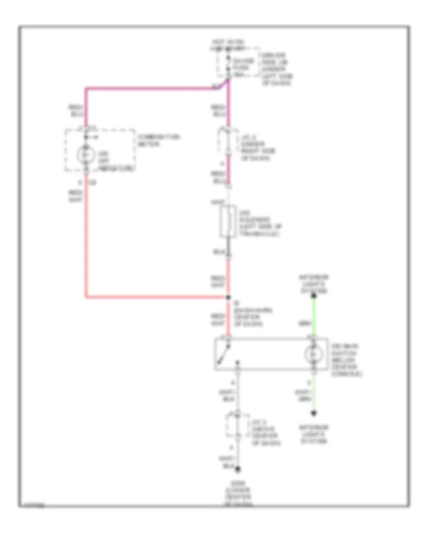 A T Wiring Diagram for Toyota Tercel CE 1997