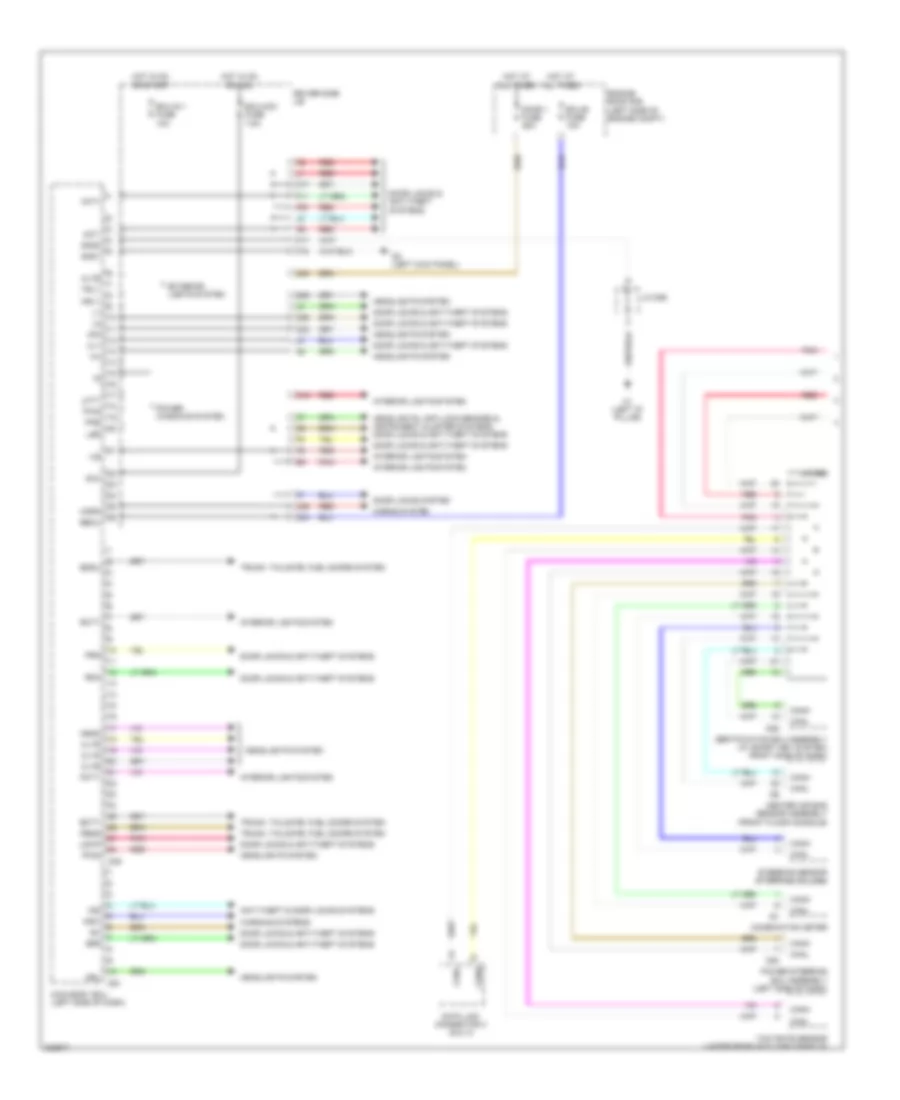 Body Control Modules Wiring Diagram 1 of 2 for Toyota Venza 2010