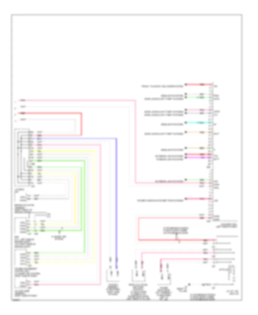 Body Control Modules Wiring Diagram 2 of 2 for Toyota Venza 2010