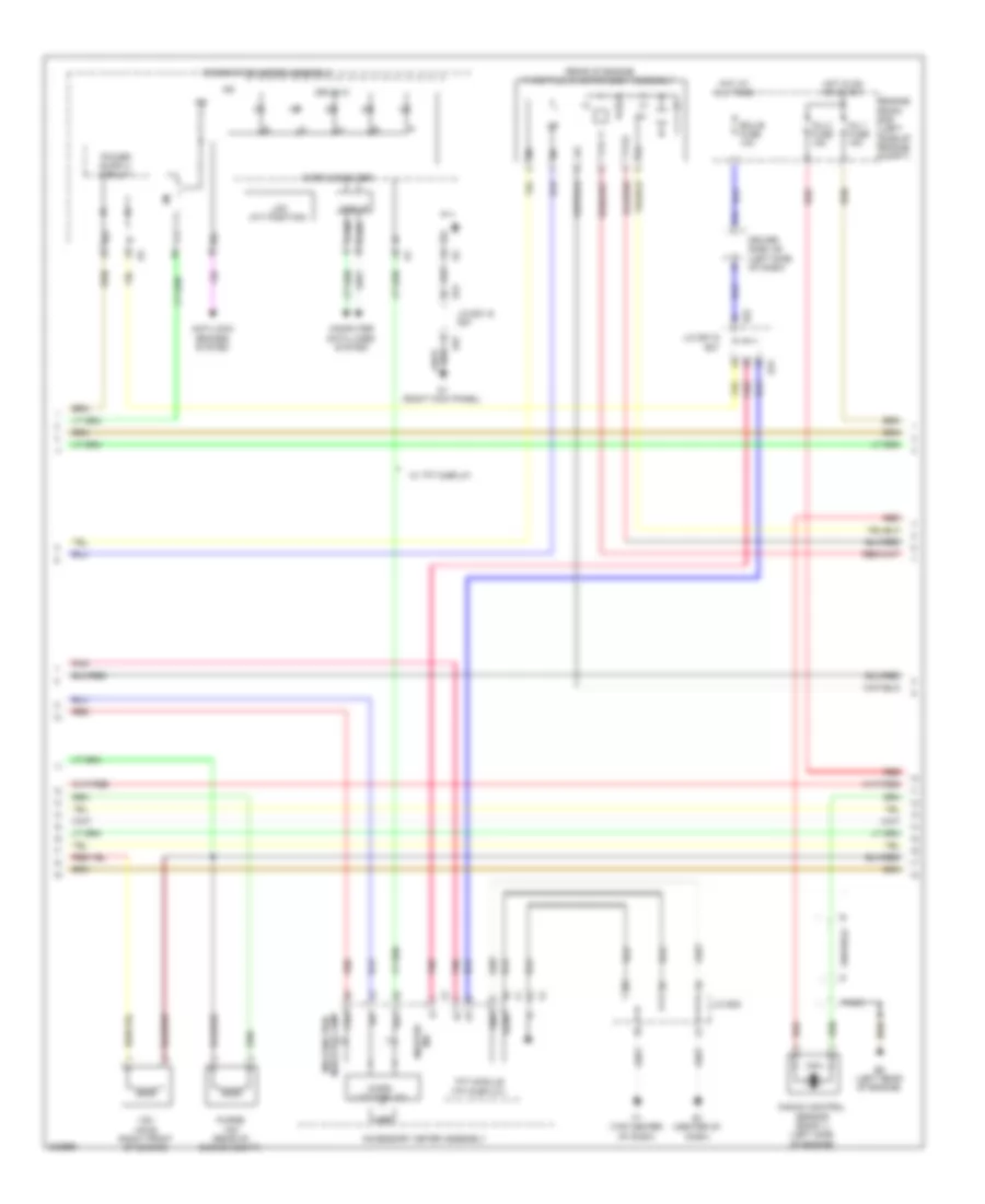 2.7L, Engine Performance Wiring Diagram (3 of 4) for Toyota Venza 2010