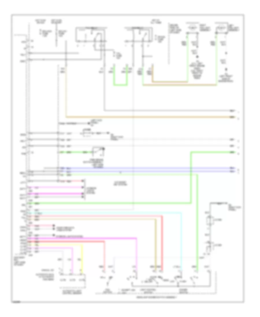 Headlamps Wiring Diagram (1 of 2) for Toyota Venza 2010