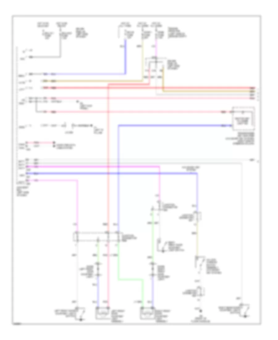Courtesy Lamps Wiring Diagram 1 of 2 for Toyota Venza 2010