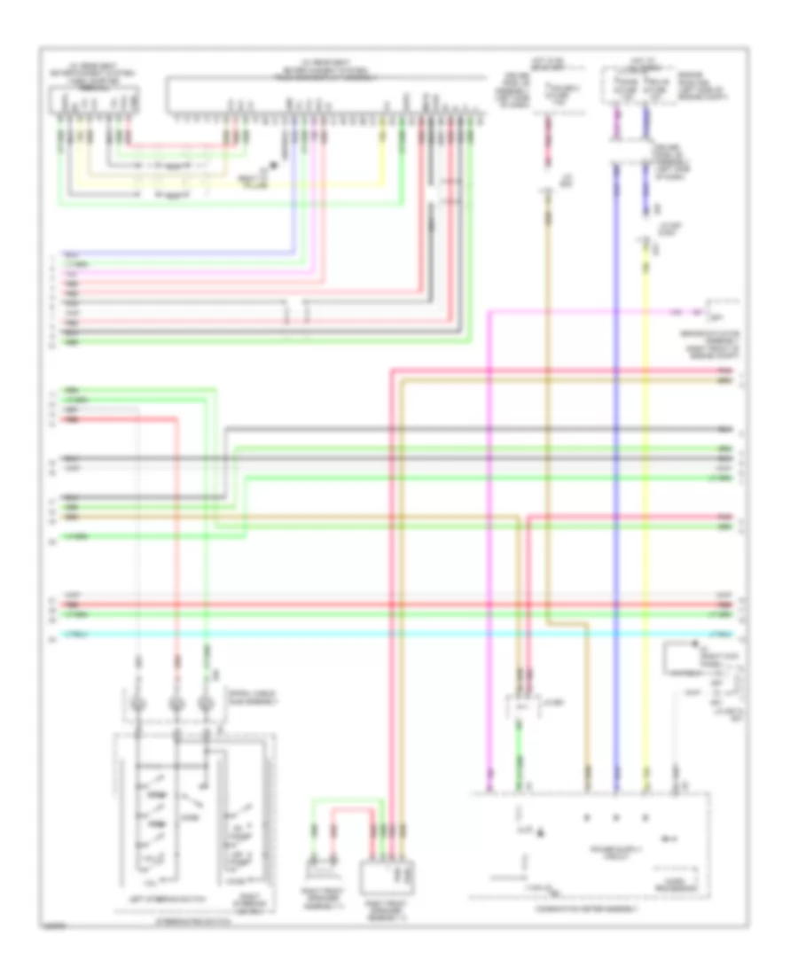 13-Speaker System Wiring Diagram, without Navigation (2 of 3) for Toyota Venza 2010