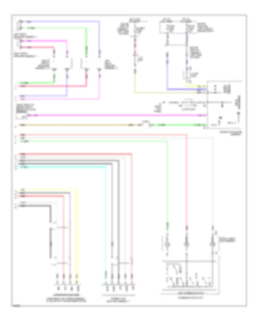 6-Speaker System Wiring Diagram (2 of 2) for Toyota Venza 2010