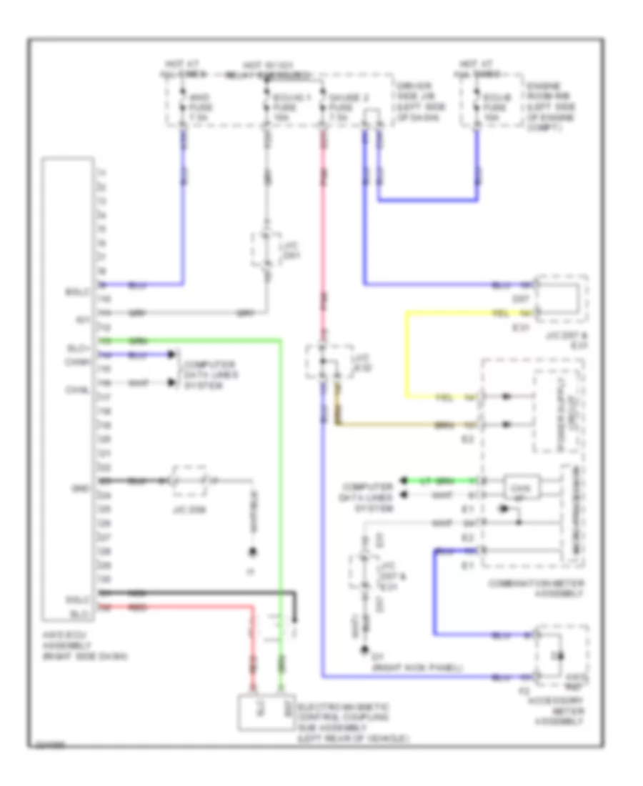 2 7L 4WD Wiring Diagram for Toyota Venza 2010