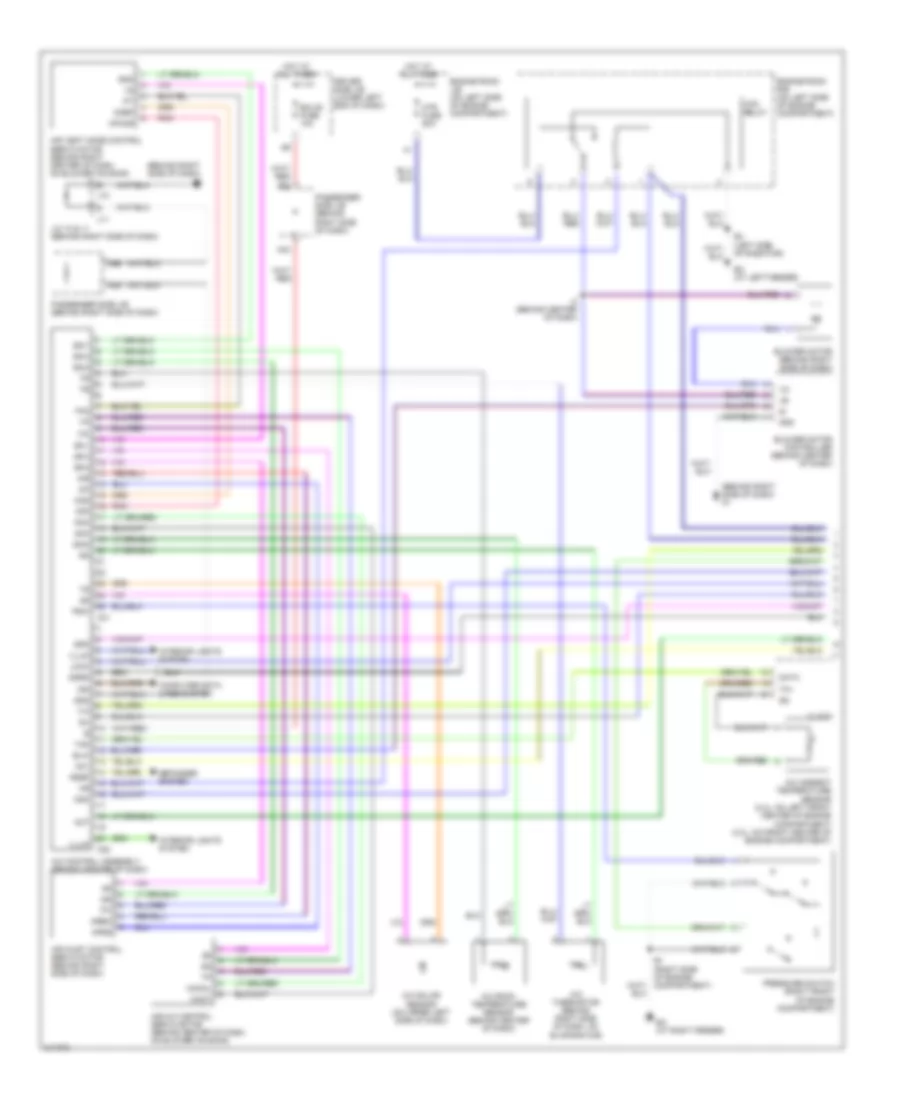 2.4L, Automatic AC Wiring Diagram (1 of 2) for Toyota Camry Solara SLE 2006